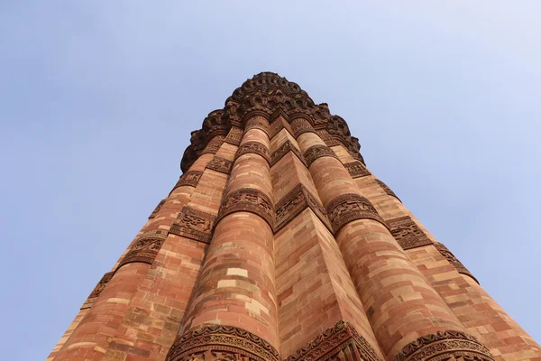 Qutub Minar le torri più alte e famose del mondo, Delhi — Foto Stock