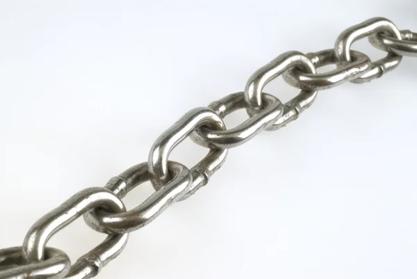 Chains  on white background — Stock Photo, Image