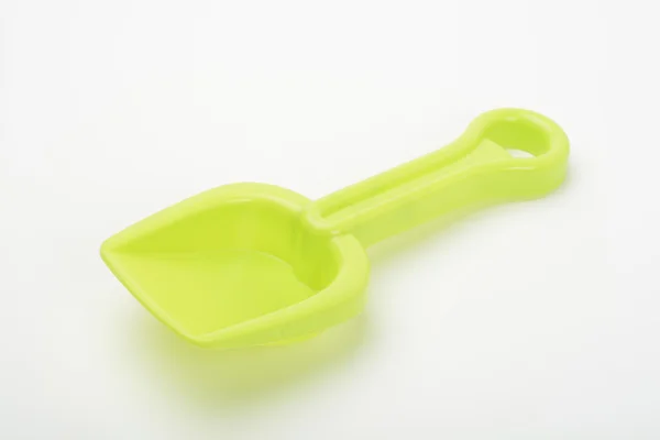 Toy green plastic Shovel 2 — Stock Photo, Image