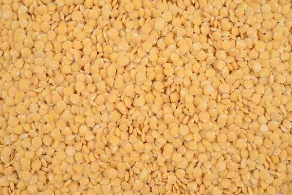 Lentilhas Amarelas Cruas Textura Macro — Fotografia de Stock