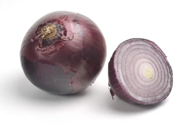 One onion and half — Stock Photo, Image