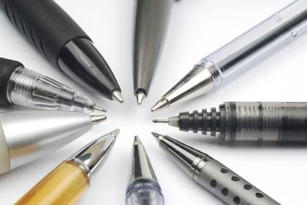 Długopisy i ołówki — Zdjęcie stockowe