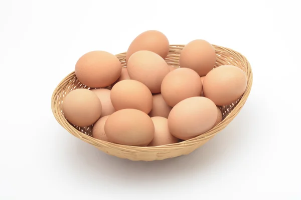 Telur cokelat segar — Stok Foto