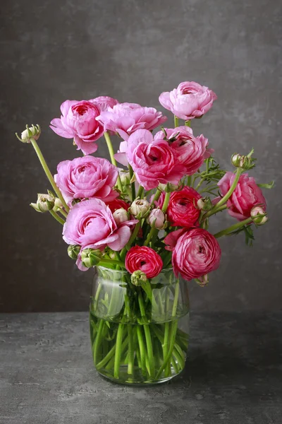 Fiori rosa persiano ranuncolo (ranunculus ) — Foto Stock