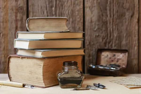 Old vintage books — Stock Photo, Image