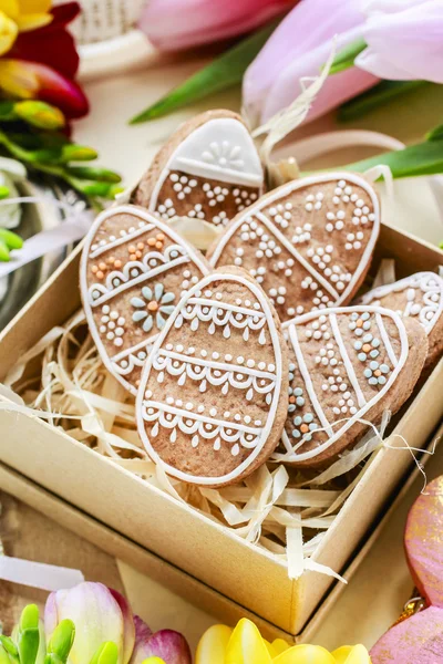 Easter gingerbread cookies — Stock Photo, Image