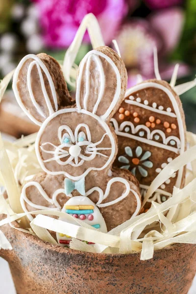 Galletas de jengibre de Pascua — Foto de Stock