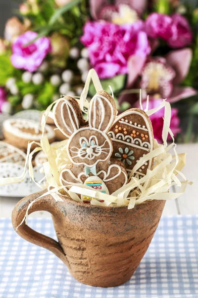 Easter gingerbread cookies — Stock Photo, Image