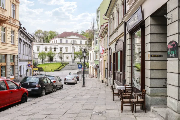 Cieszyn, Polen - April 16,2016: oude stad — Stockfoto