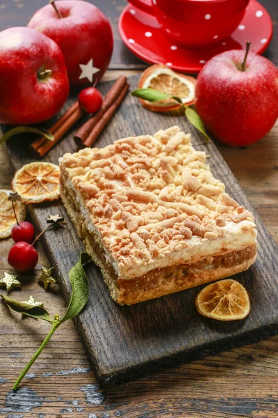 Apple pie dessert — Stock Photo, Image