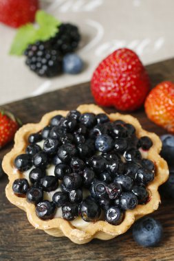 yaban mersini ile cupcake