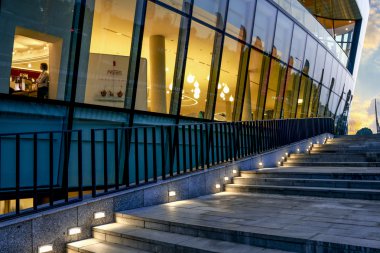 Krakow, Polonya - 27 Mayıs 2015: Krakow Kongre Merkezi (Internati