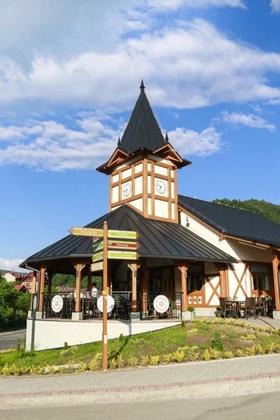 Szczawnica, poland - 26. Juni 2016: historisches Stadtzentrum von szcz — Stockfoto