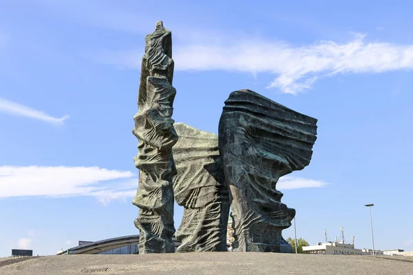 Silezische Opstandelingen Monument Katowice Polen — Stockfoto