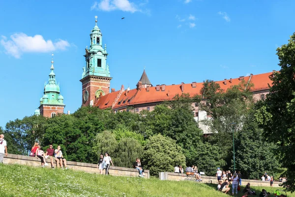 Wawel Kraliyet Kalesi Krakow Polonya — Stok fotoğraf