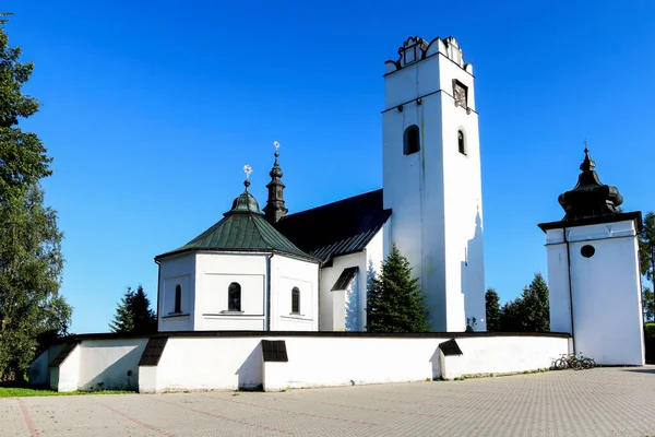 Historische Kirche Frydman Polen Reiseziel Für Touristen — Stockfoto