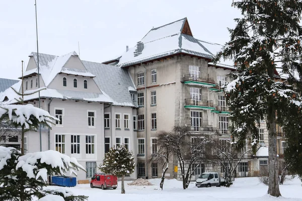 Hotel Chalubinski Ένα Ιστορικό Κτίριο Που Μετατρέπεται Στην Έδρα Του — Φωτογραφία Αρχείου