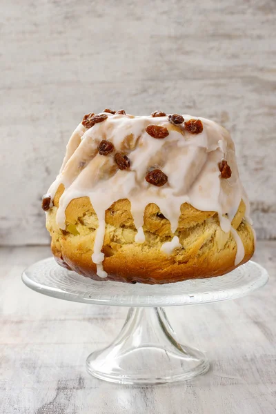 Traditional easter cake, copy space — Stock Photo, Image