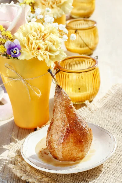 梨のキャラメル — ストック写真
