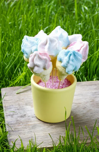 Torta di marshmallow pop — Foto Stock