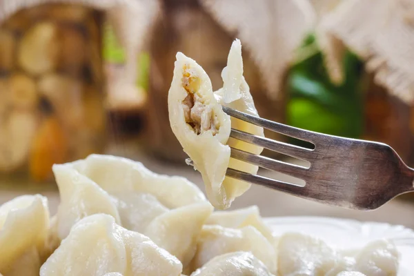 Traditionelle polnische Knödel — Stockfoto