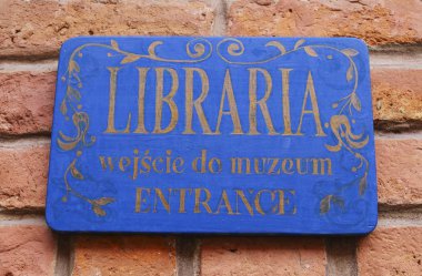 Collegium Maius müzenin girişi. Krakow, Polonya