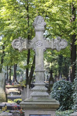 Rakowicki Cemetery, Krakow, Polonya.