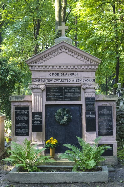 Rakowicki friedhof, krakau, polen. — Stockfoto