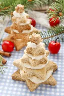 gingerbread Noel ağaçları. güzel Noel tatlısı