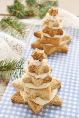 gingerbread Noel ağaçları. güzel Noel tatlısı