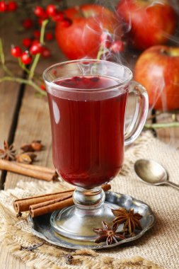 Mulled şarap - kırmızı şarap ile yapılan bir içecek 