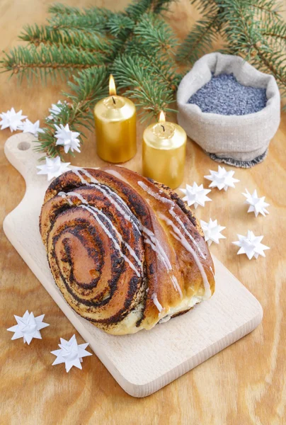 Vallmofrö svenska bun — Stockfoto