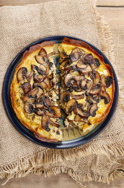 Torta de cogumelos — Fotografia de Stock