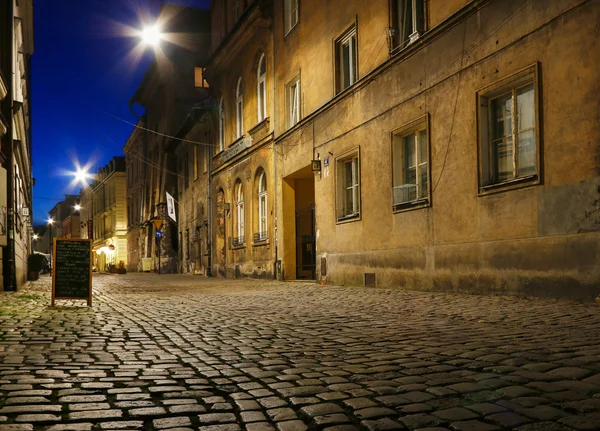 Kazimierz, het voormalig Joodse wijk van Krakow, Polen — Stockfoto