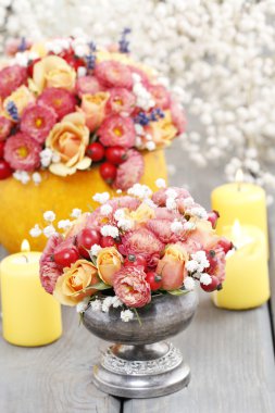 Buket gül ve Kasımpatı öğretici yapmak nasıl