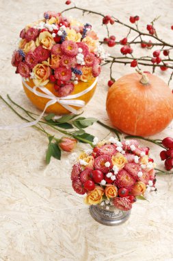 Buket gül ve Kasımpatı öğretici yapmak nasıl