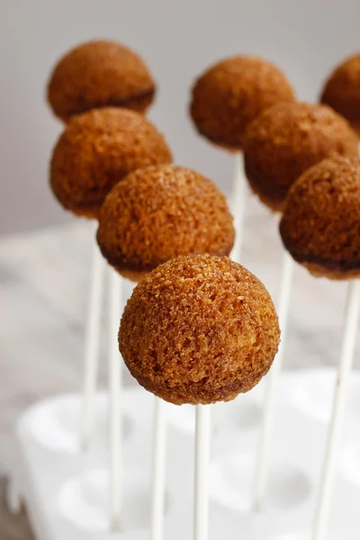 Cake Pops vor der Dekoration — Stockfoto