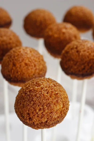 Cake pops innan dekorera — Stockfoto