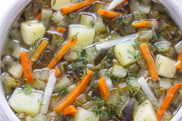 Tureen of soup — Stock Photo, Image