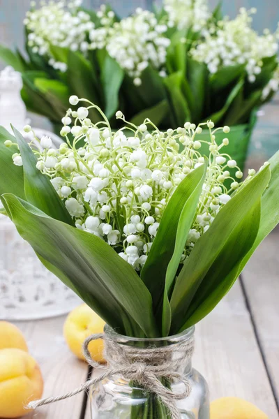 Bouquet of lily of the valley flowers — Stock Photo, Image