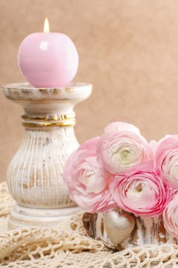 Pembe Farsça düğün çiçeği çiçek (tipik)