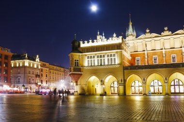 Sukiennice, Krakow, Polonya Main Market Square (Rynek)