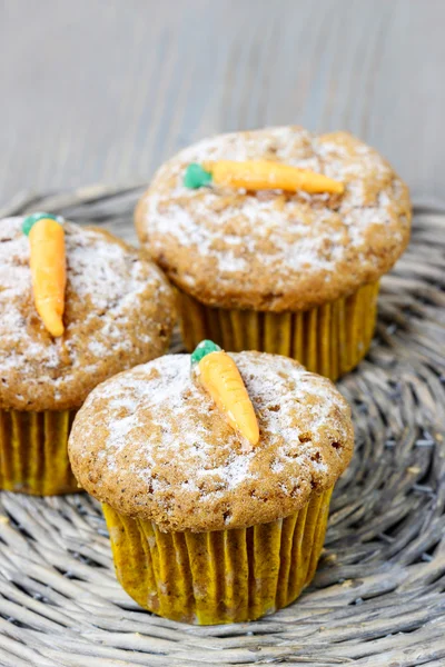 Muffins con zanahoria —  Fotos de Stock