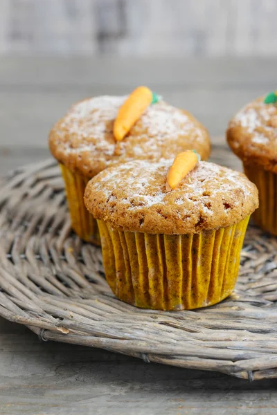 Muffins con zanahoria —  Fotos de Stock