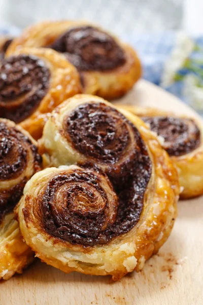 Palmier biscuits - french dessert — Stock Photo, Image