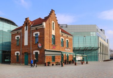 Galeria Kazimierz, büyük bir alışveriş merkezi, Krakow, Polonya