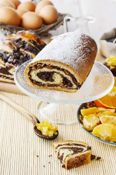 Torta di semi di papavero — Foto Stock