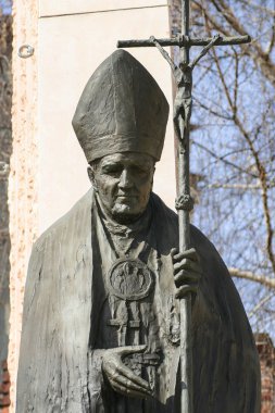 Anıt Papa John Paul II, Krakow, Polonya