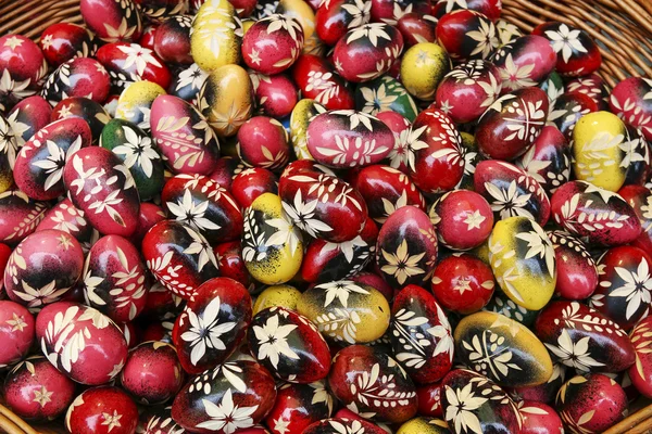 Traditional polish Easter eggs — Stock Photo, Image