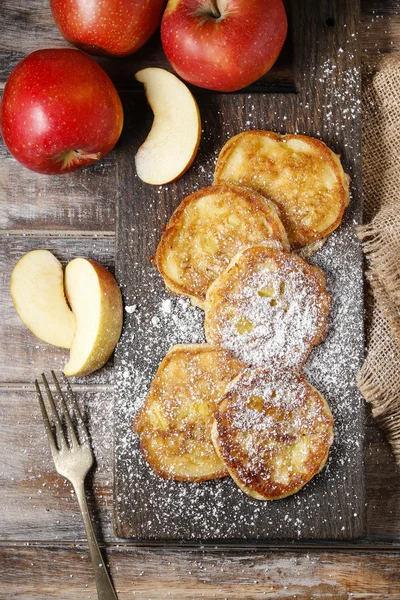 Apple fritters — Stock Photo, Image